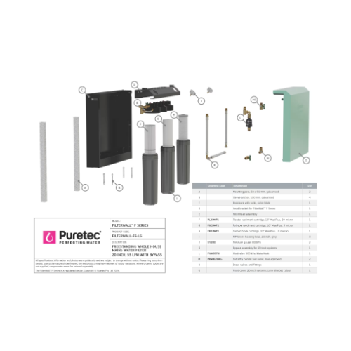 Puretec Filterwall-f5-ls Whole House Water Filter - Image 5