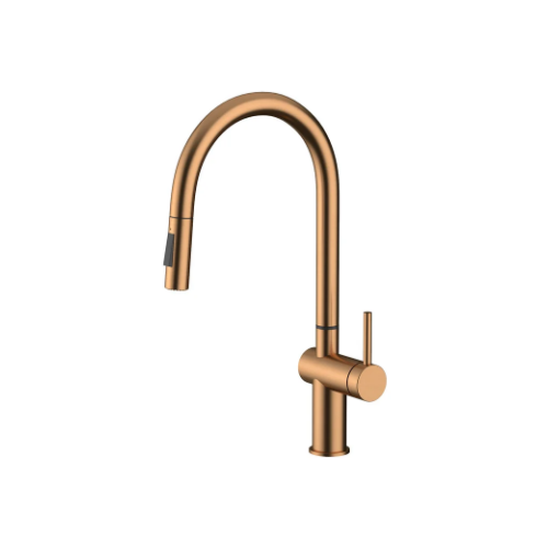 Amoza Pull Out Sink Mixer Brushed Copper