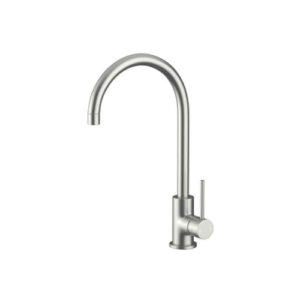 Amoza Progo Sink Mixer Brushed Stainless Steel