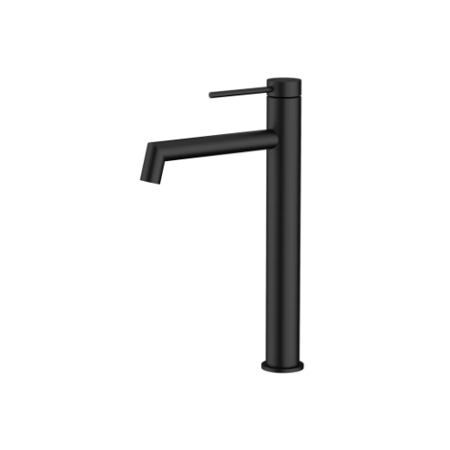 Amoza Hi-Rise Right Angle Basin Mixer Matt Black