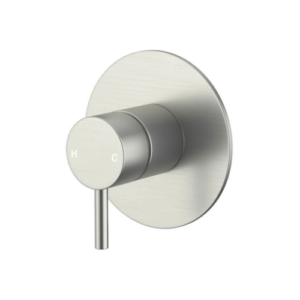 Amoza Wall Mixer 110mm Cover Plate Brushed Staineless Steel