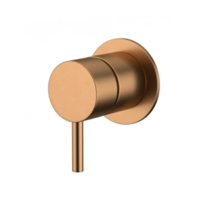 Amoza Wall Mixer 60mm Cover Plate Brushed Copper