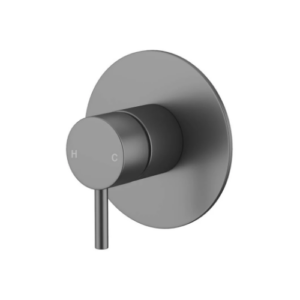 Amoza Wall Mixer 110mm Cover Plate Gun Metal