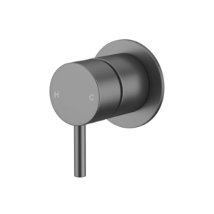 Amoza Wall Mixer 60mm Cover Plate Gun Metal