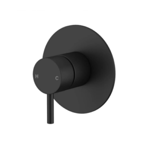 Amoza Wall Mixer 110mm Cover Plate Matt Black