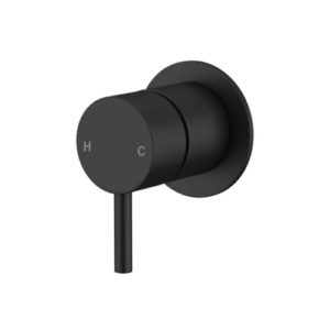 Amoza Wall Mixer 60mm Cover Plate Matt Black