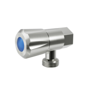 Amoza DN15 Mini 1/4 Turn C/D Cistern Tap Brushed Stainless Steel