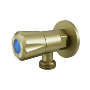 Amoza DN15 Mini 1/4 Turn C/D Cistern Tap Brushed Gold