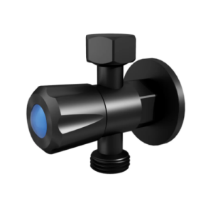 Amoza DN15 15x15x15mm 1/4 Turn C/D Three Way Stop Tap Matt Black