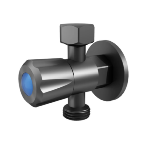 Amoza DN15 15x15x15mm 1/4 Turn C/D Three Way Stop Tap Gun Metal