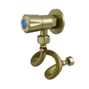 Amoza  DN15 Mini 1/4 Turn C/D Cistern Kits Brushed Gold